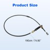WMPHE Automatic Transmission Gear Shift Cable Replacement for 33820-07060 3382007060