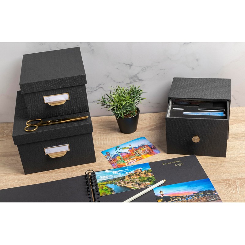 Exacompta Office By Me 78601E Drawer Photo Box with 4