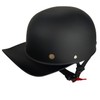 Baseball Cap Motorcycle Helmet,DOT Approved Vintage Open Face Unisex-Adult Half