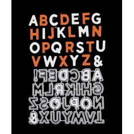 28 Piece Alphabet Metal Cutting Dies Set, Alphabet, Letters, Card Making, Scrapbooking, Paper Crafts, 1.7 cm Font Size, H5