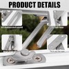 2 Pieces Stainless Steel Window Restrictors Window Lock Hooks Child