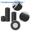 Evemodel Round Spacer ABS Spacer Sleeves Washers for Screws with
