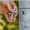 4 Way Multifunctional Utility Key Metal Silver Multi Utility Key