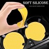 MEAJOO 4PCS Car Cup Holder Coaster, Non-Slip Cup Holders Embedded