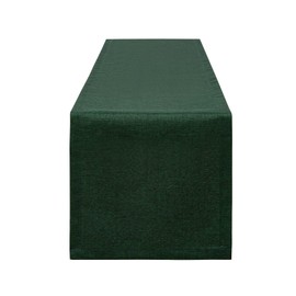 Modern Tablecloth Washable Tablecloth Linen Green Look Tablecloth Restaurant Party Festive Decoration Lotus Effect Tablecloth (Green, 30x160cm)