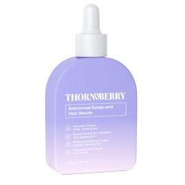 Thorn & Berry Scalp Serum For Thinning Hair & Density Booster | Hair Thickening And Strengthening Treatment For Damaged & Thicker Hair | Biotin Hair Oil With Rosemary, Peppermint, And Topical Caffeine