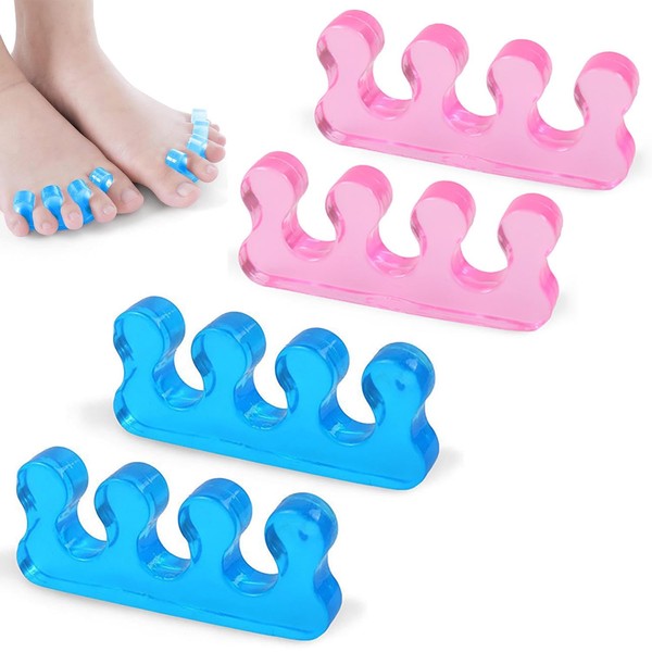 iLamvie iLamvie 4pcs Toe Separator,Pedicure Toe Separators,Toe Separators For Nail