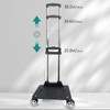 Backpack Trolley Wheeled Cart-Backpack Hand Truck with Luggage Strap,Aluminium Alloy