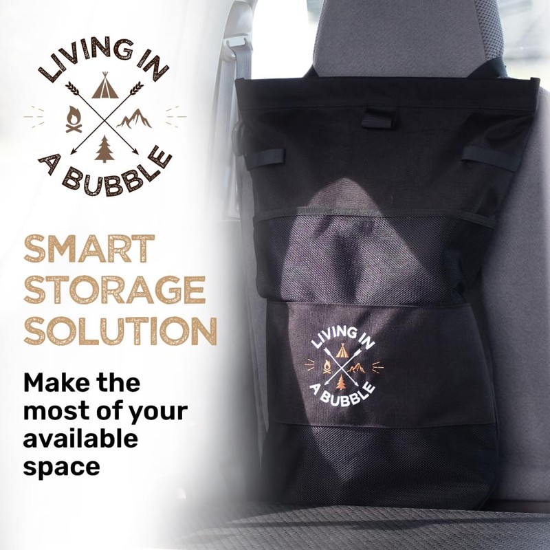 Living in a Bubble Wet Dry Laundry Bag – Portable