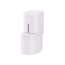 Richell 110040 Hover Seal Hook Foam Dispenser, 250 White, 1 Piece Dispenser, Storage, Easy to Press, One Hand, Comes Out From the Bottom, Bath, Float, Refill, Plastic, Size: 2.6 x 4.1 x 6.5 inches
