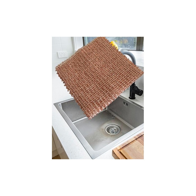 MAAJ Kupferlappen aus rostfreiem Reinkupfer - antibakteriell 15x13cm
