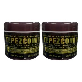 Crema Facial Y Corporal De Tepezcohuite 120 G Paquete De 2                                                                                            