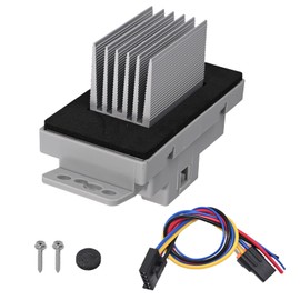 Anxingo 89018778 AC Blower Motor Resistor With Harness Replacement for Chevy Silverado Tahoe Suburban GMC Sierra Yukon AC Heater Control Module 15 81773 89019351 1581773 15-81773