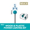 Dremel 9951 Ball Tip 11/32" Power Rotary Carving Bit -