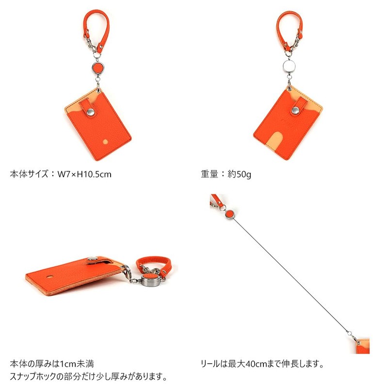 Agility affa Pisto Pass Case with Reel for Commuter Passes,