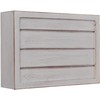 Craftmade CH1305-WW Designer Shiplap Door Chime, Whitewash (6.7"H x 9.3"W)
