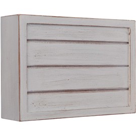 Craftmade CH1305-WW Designer Shiplap Door Chime, Whitewash (6.7"H x 9.3"W)