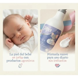2x Crema Bebé Hipoalergénica 500ml | Piel Sensible | Risan