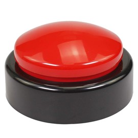 NESIGHTION Talking Clock,Extra Large Talking Alarm Clock for Blind,Talking Clock for Blind Elderly,Announcing Time,Date and Week of Day,Perfect for Visually Lmpaired and Elderly (Red+Black)