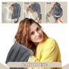 SUNLAND Hair Drying Towel, Water Absorbent, Daily Towel, Microfiber, Big