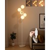 Lightdot Dimmable Globe Floor Lamp Mid Century Modern Floor Lamp
