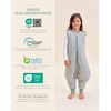 molis&co Baby Sleeping Bag with Feet, 2.5 TOG, All-Year Sleeping