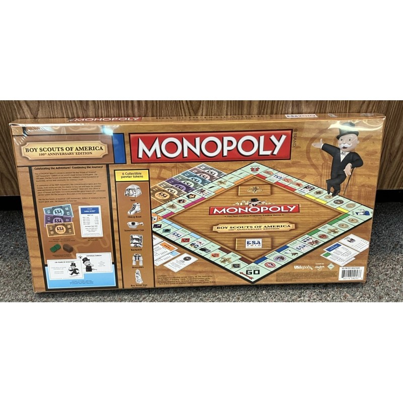 Hasbro Monopoly Boy Scouts of America 100th Anniversary Edition -