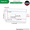 Wall Mounted Glove Box Holder Clear Acrylic Disposable Masks Dispenser