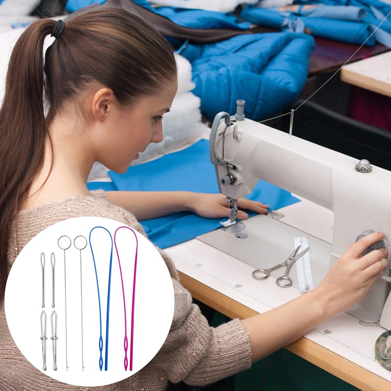 8 Pieces Sewing Loop Kit, DaKuan Include 2 Flexible Plastic