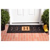 Calloway Mills Calloway Mills 170011741H Rubber Monogram Doormat, 17" x