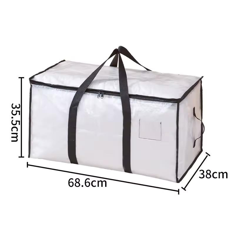Transparent Storage Bag for Bedding and Clothing – Spacious Rectangular