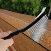 Wire Brush Set, 2 Pcs Steel Brush with Ergonomic Handle
