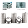 5Pcs Wire Thread Insert Stainless Steel Protective Coil Sleeve Screw