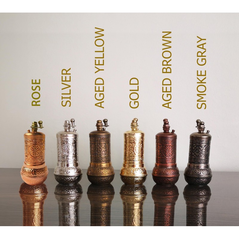 Pepper and Spice Grinder - Manual Mill for Herbs and