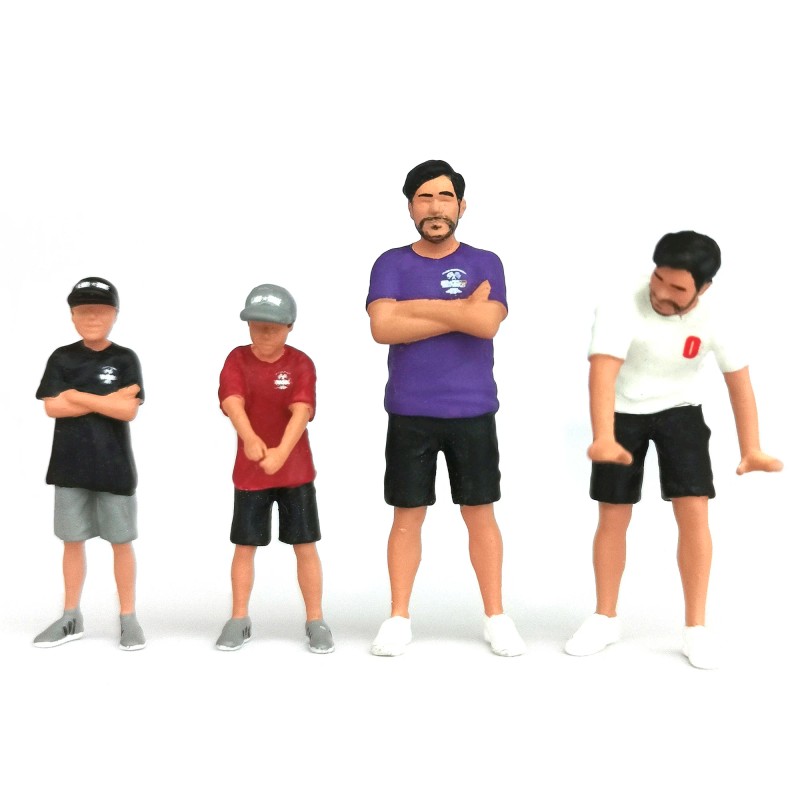 DCD 1/64 Scale Mini GT Kaido and Sons V2 4-Piece