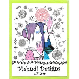 Sitara Tattoo Design Book, Inspiration Guide, and Adult Coloring Book. 100s of Intricate High-Res Henna Body Ink Artwork Sketches by Professional Artists to Trace, Stencil or Freehand