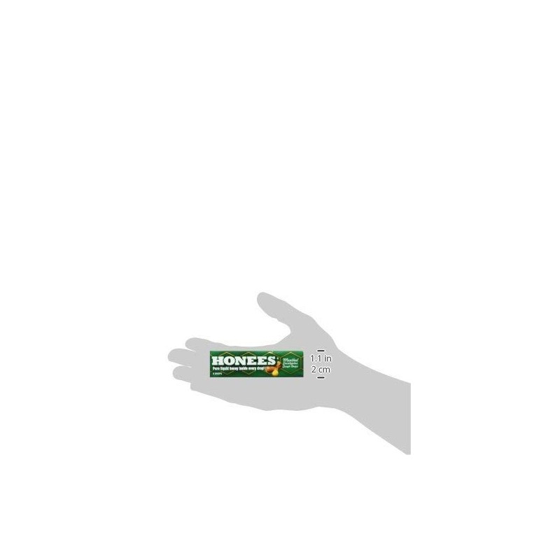 Honees Filled Menthol Cough Drops, Honey, Menthol & Eucalyptus Cough