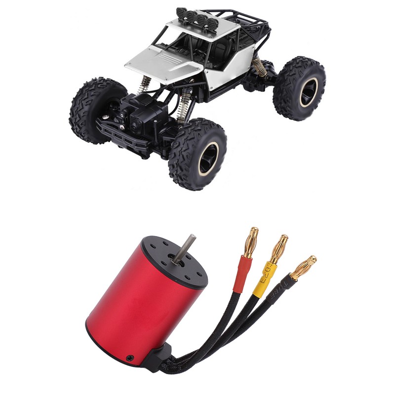 S3650 5200KV Brushless Waterproof Motor 4 Pole 12 Slot RC