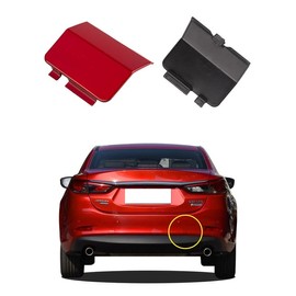 Goholy Car Rear Bumper Tow Hook Cover Compatible with Mazda 6 Atenza 2013 2014 2015 2016 2017 2018 Trailer Cover Cap GJR9-50-EK1-51 Small Lid Towing Eye Cap Red