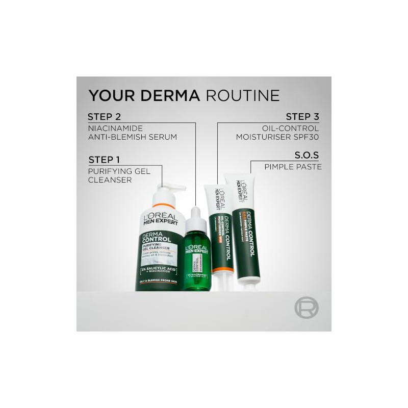 L'Oréal Paris Men Expert Moisturiser Derma Control Oil-Control 40ml