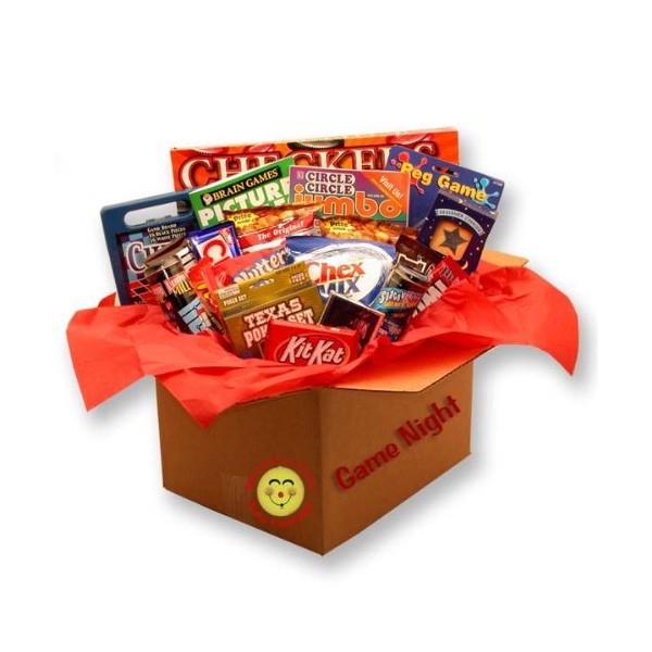 Military Care Package - Games and Snacks Gift Box