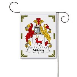 McCarty Coat of Arms/McCarty Family Crest 11 X 15 Garden Flag – Made in the U.S.A.
