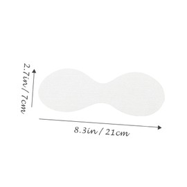 FRCOLOR Ultra-thin Soft Cotton Eye Mask Paper Disposable Eye Patches for Home Skin Care