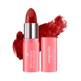 Biotique Natural Makeup Magicolor Lipstick, Red Velvet, 4g
