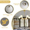 Lighting Replacement Glass Lampshade 4 Inch Milky White Glass Dome