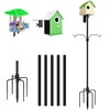 YINGYM Bird House Pole, 95 Inch Heavy Duty Bird Feeder