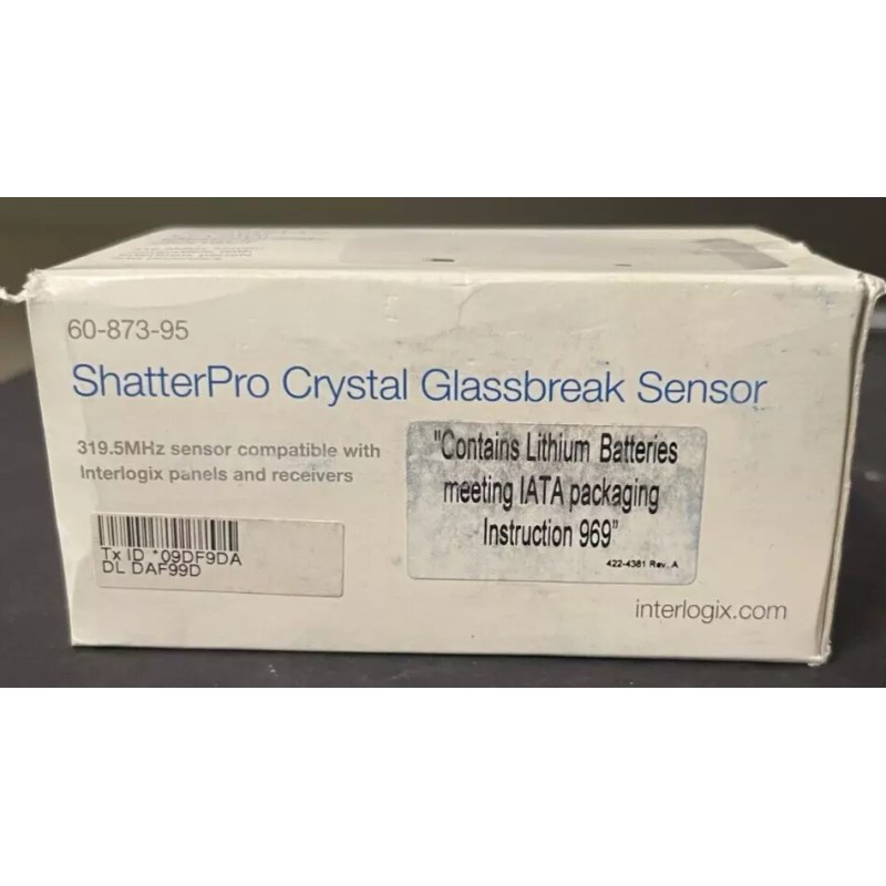 Interlogix Brand New Interlogix 60-873-95 NX-488 Wireless ShatterPro Glassbreak Sensor