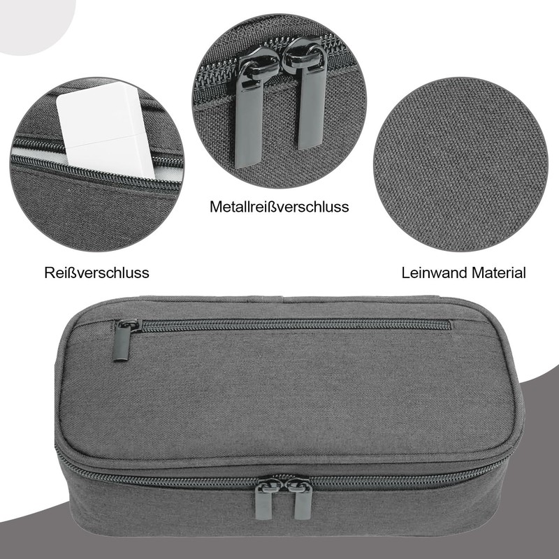 LATRAT Pencil Case, Large Capacity Pencil Case with Zippered, Capacity