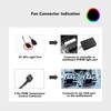Hydraulic Bearing Case Fan 120mm PWM Intelligent Temperature Control 5V