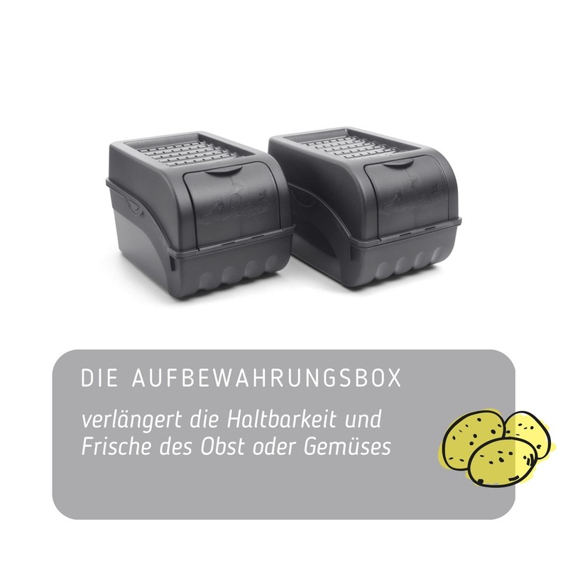 Novaliv Vegetable Box Potato Storage Container 3.5 L to 9